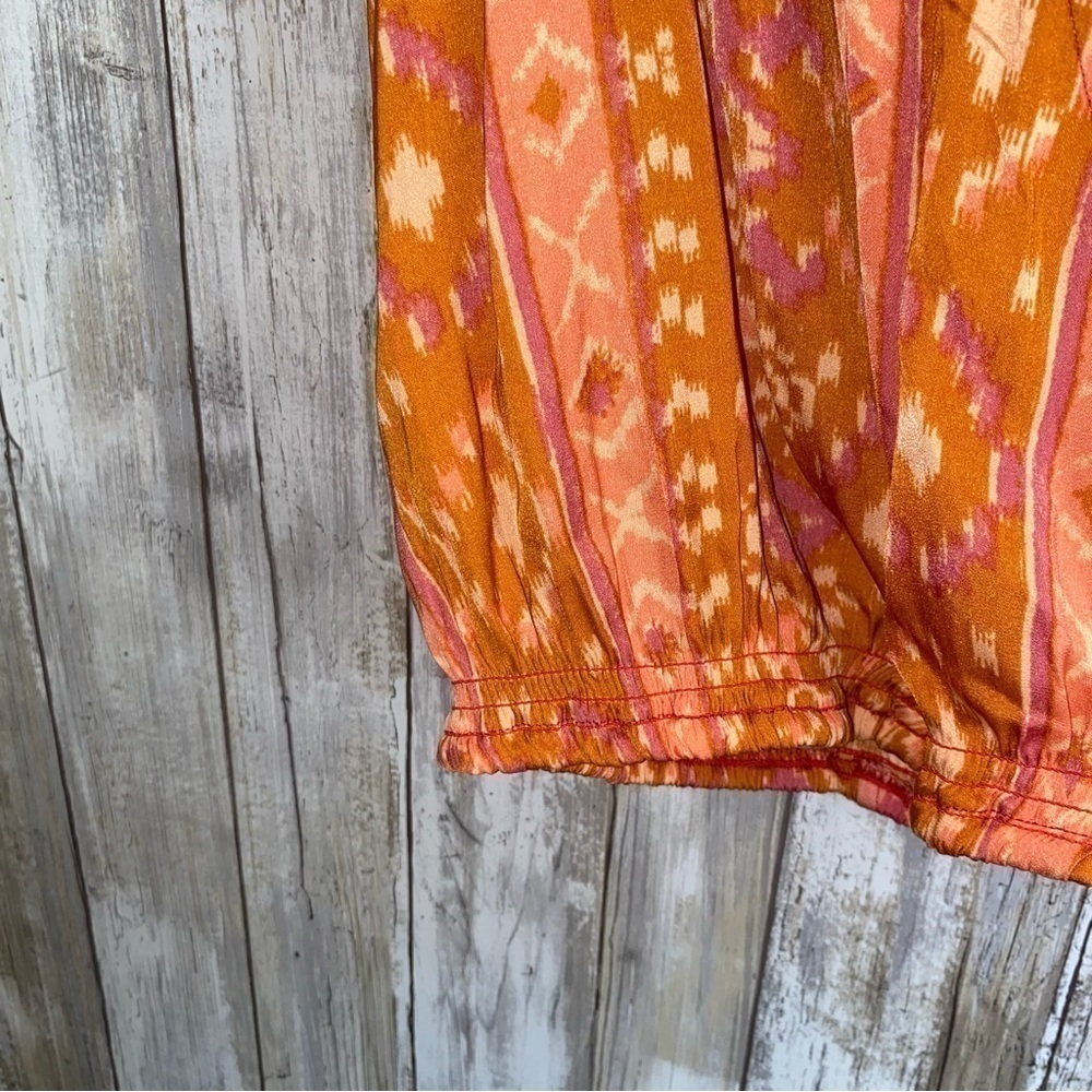 NWT Free People Tied To You Top Lemonade Combo Tie Shoulder Boho Tank M - Picture 5 of 8
